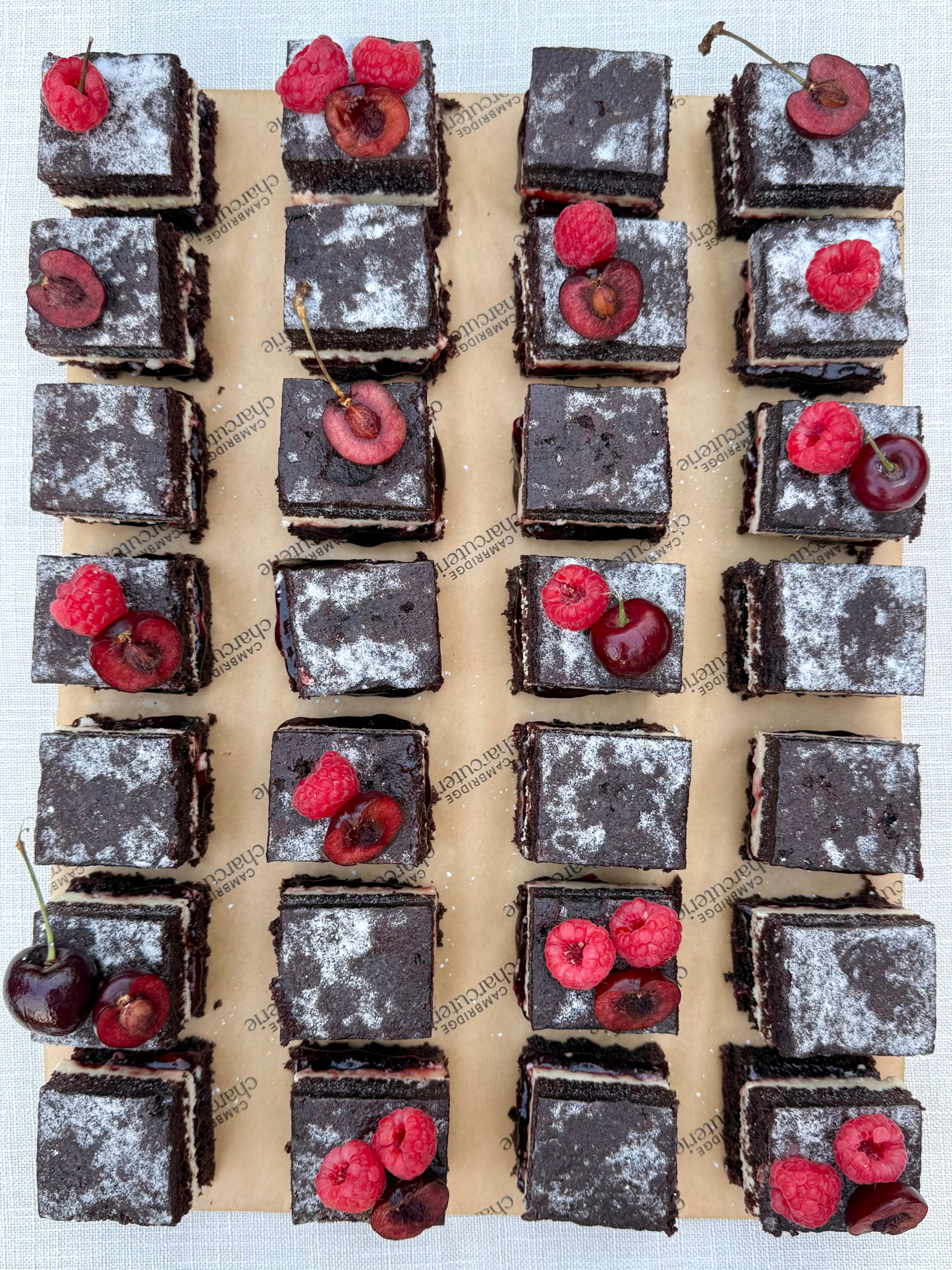 Chocolate & Morello Cherry Cake Platter