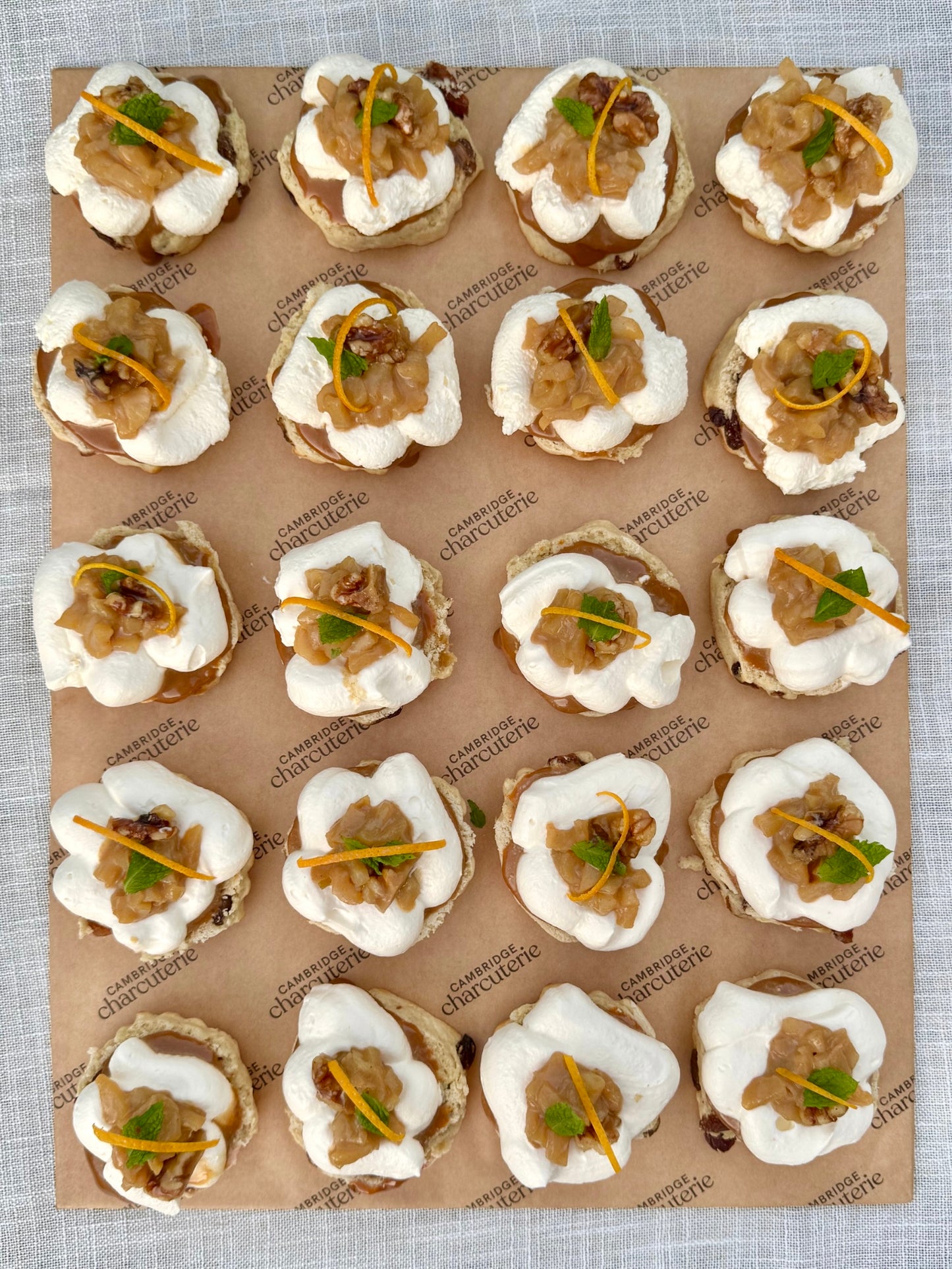 Spiced Caramel & Apple Scone Platter