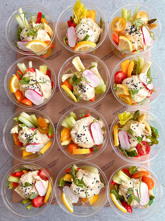 Individual Crudités & Hummus Pots